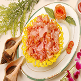 Boiled whelk meat slices